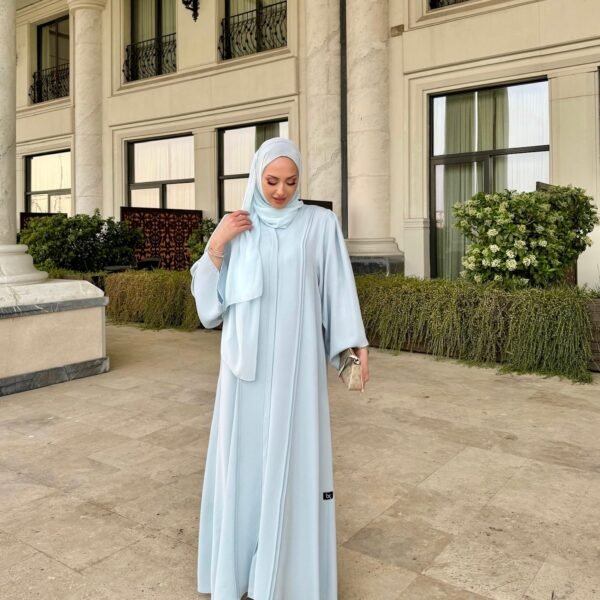Mehsa Abaya Buz Mavi