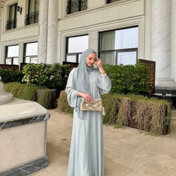 Mehsa Abaya Su Yeşili